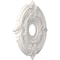 Ekena Millwork Attica PVC Medallion (Canopies up to 5 5/8"), 16"OD x 3 1/2"ID x 1"P, UltraCover Satin Blossom White CMP16ATGBW - alternate 2